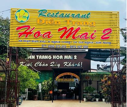 Điền trang Hoa Mai 2 - Top nhà hàng nổi tiếng tại Đắk Nông 