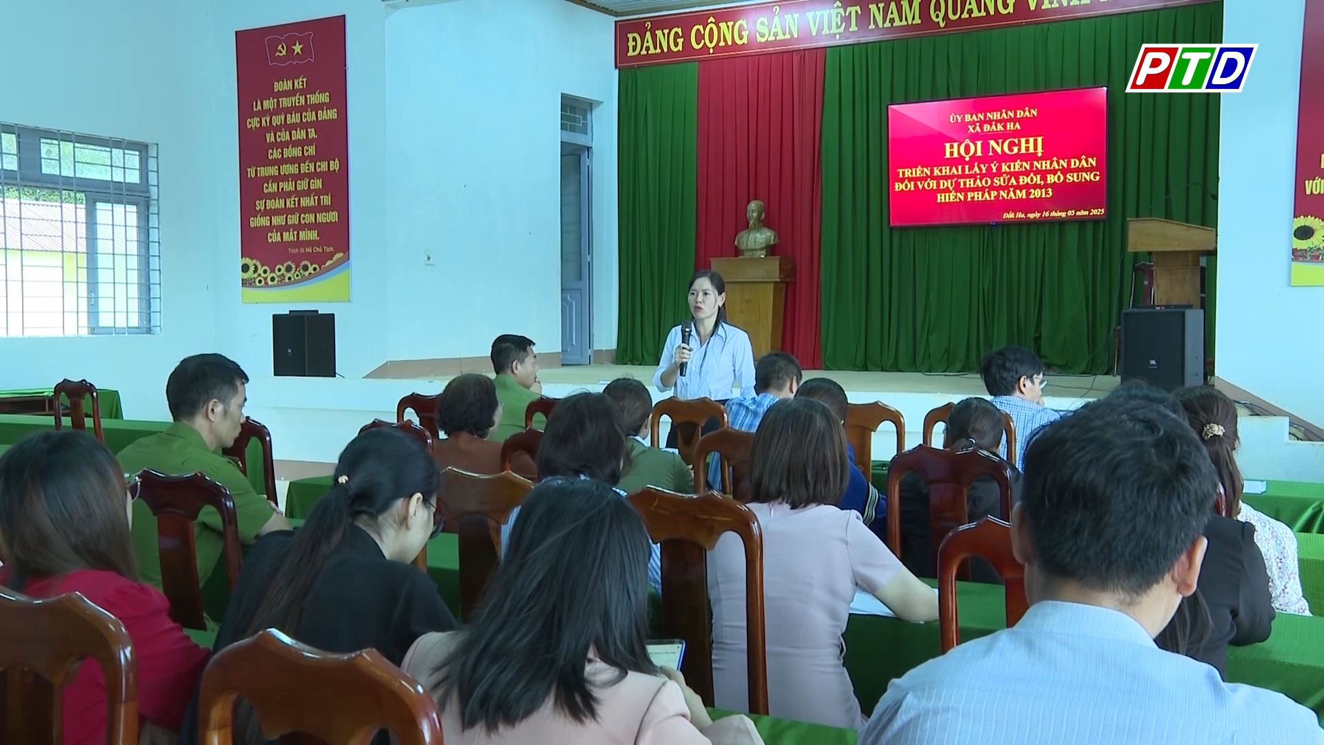 Đắk Ha triển khai đợt cao điểm lấy ý kiến góp ý sửa đổi Hiến pháp năm 2013 trên ứng dụng VneID